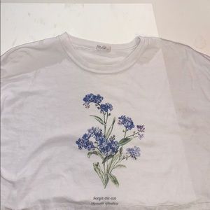 Brandy melville john galt cropped long sleeve tee